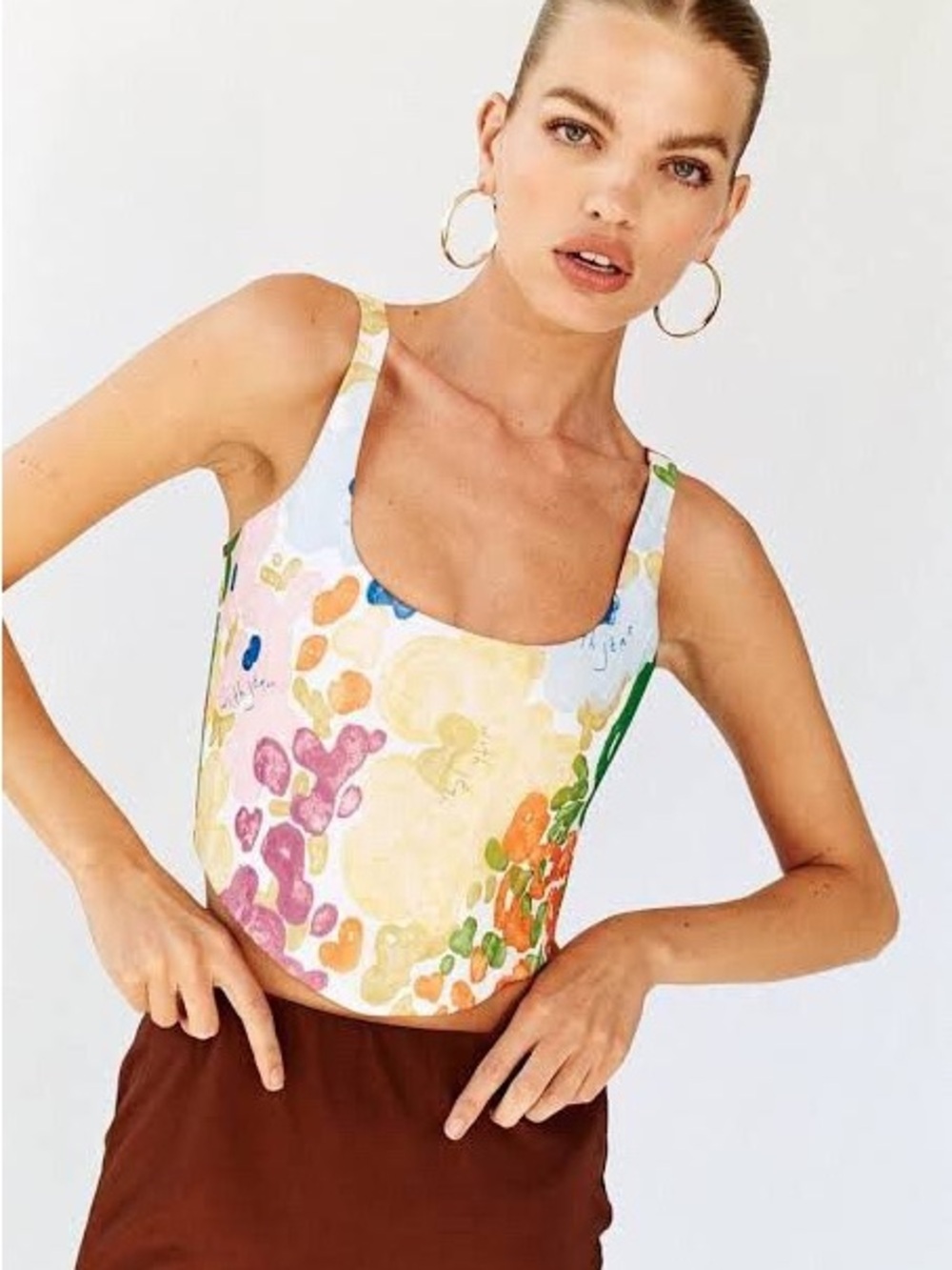 With Jéan Cindy Corset in the Water Babies print Size M